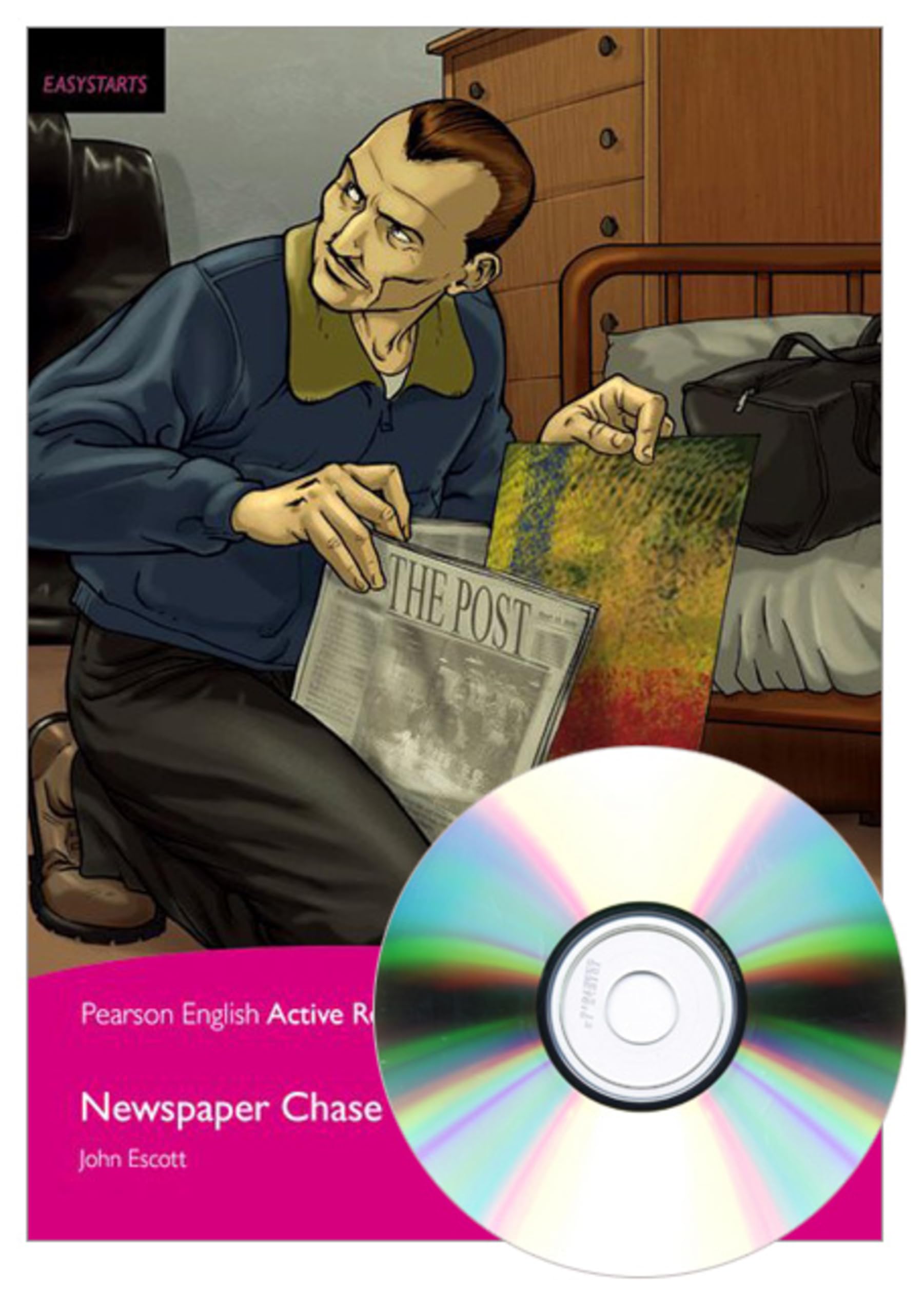 ES:Newspaper Chase Bk&M-ROM Pack: Industrial Ecology (Pearson English Active Readers) Foreign Languages ​​& Dictionaries