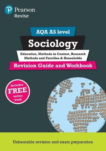 REVISE AQA as Level Sociology Revision Guide and Workbook (Pearson Revise) Social Sciences