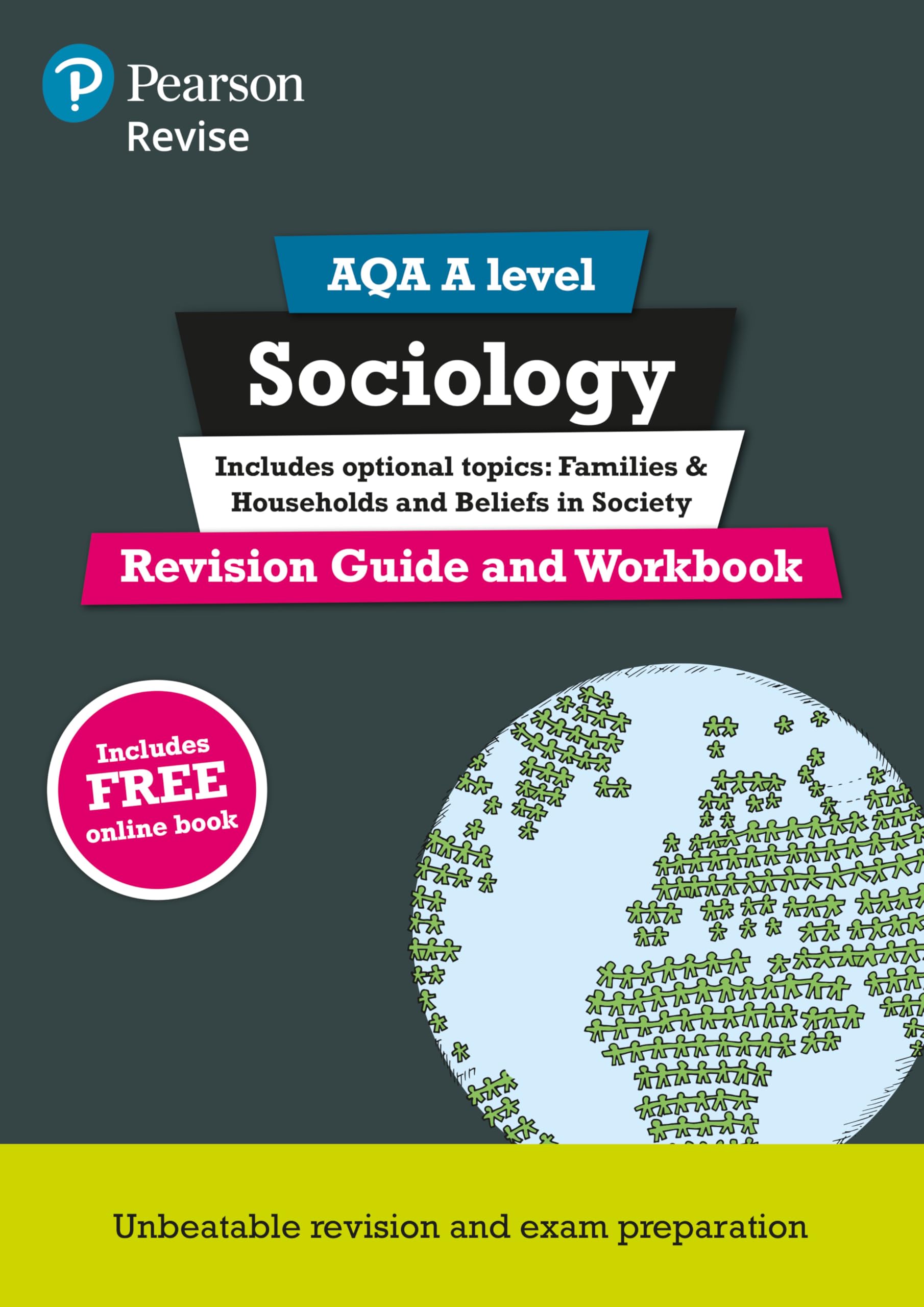 Pearson REVISE AQA A Level Sociology Revision Guide & Workbook inc online edition - for 2026, 2027 exams book