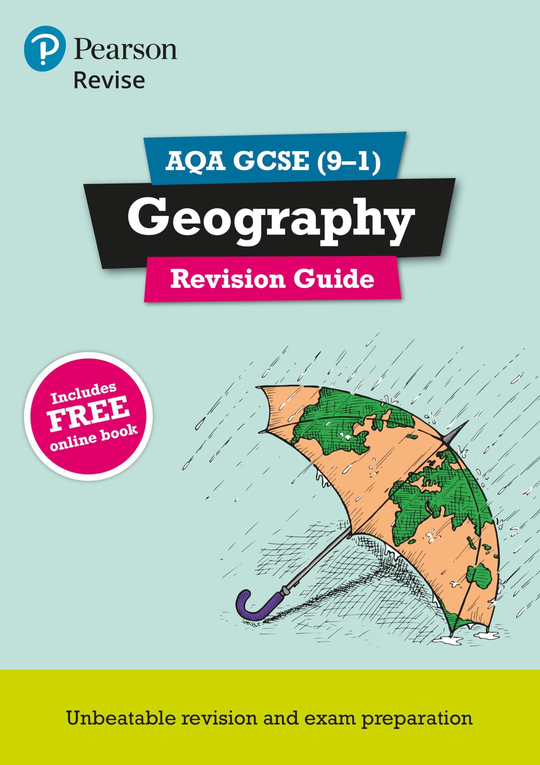 Pearson REVISE AQA GCSE Geography Revision Guide incl. online revision - for 2026, 2027 exams book