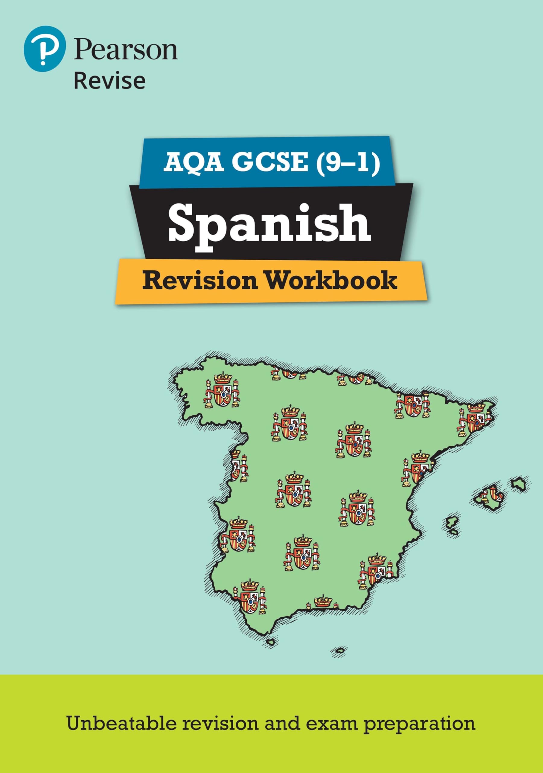 Pearson REVISE AQA GCSE Spanish Revision Workbook: For 2025 and 2026 assessments and exams: for the 9-1 exams (Revise AQA GCSE MFL 16) book