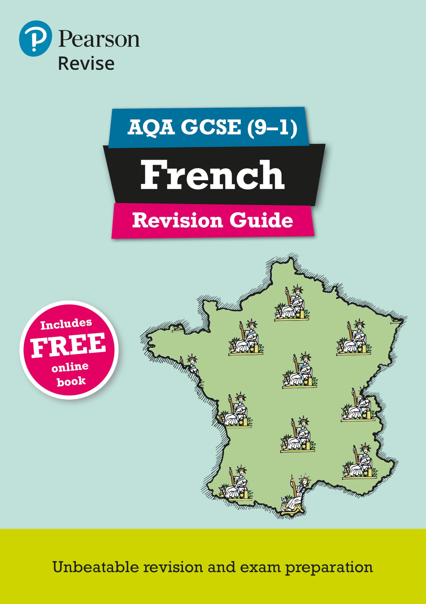 Pearson REVISE AQA GCSE French Revision Guide: incl. online revision, quizzes, video and audio - for 2025 exams Foreign Languages ​​& Dictionaries