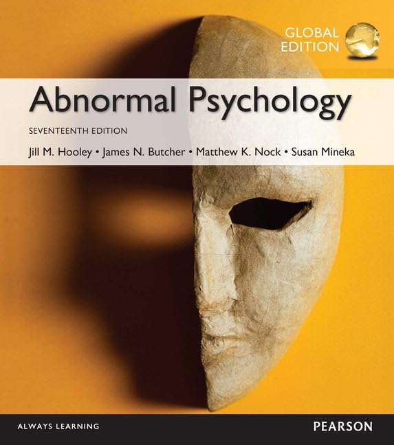 Abnormal Psychology, Global Edition Social Sciences