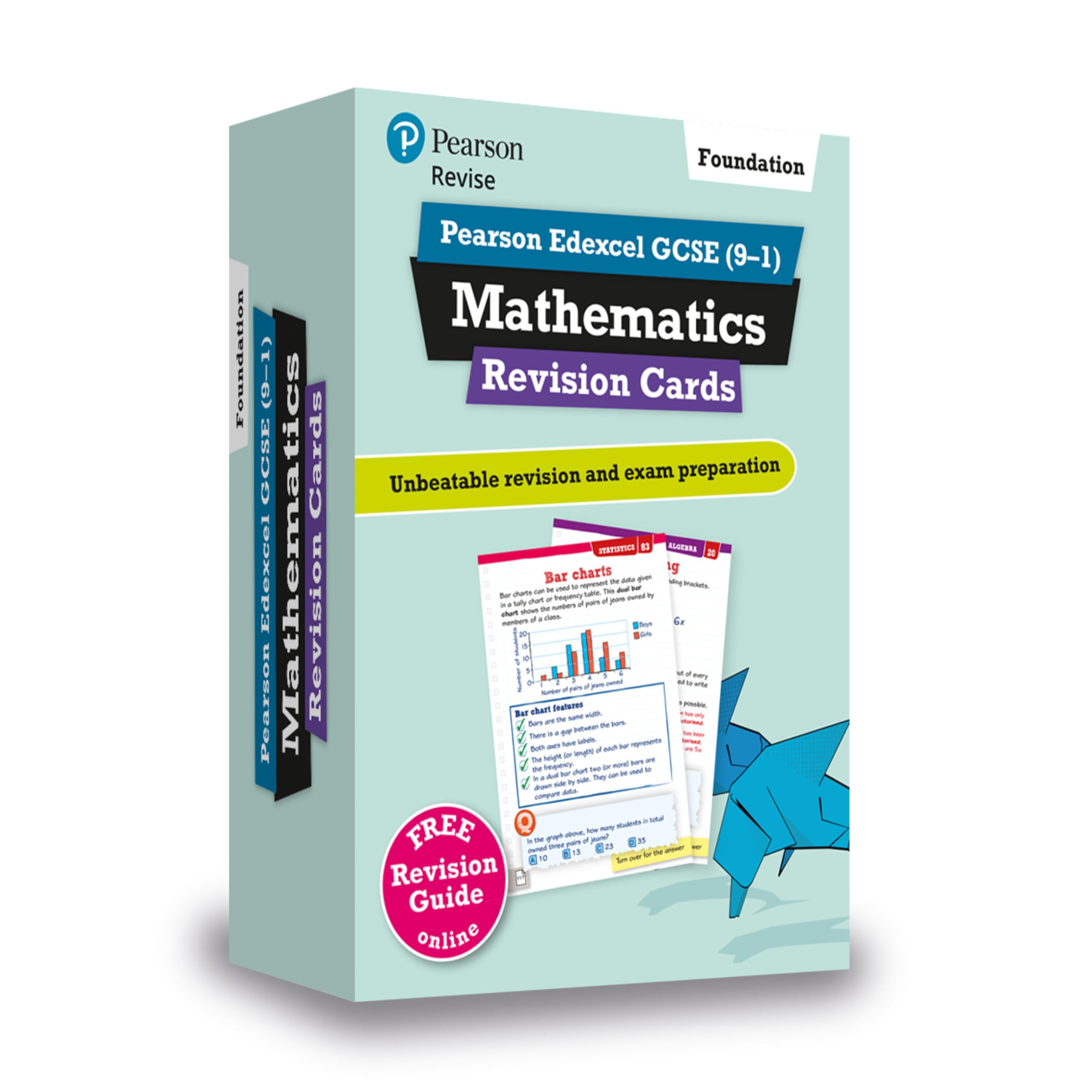 Pearson REVISE Edexcel GCSE Maths (Foundation) Revision Cards - for 2026, 2027 exams book