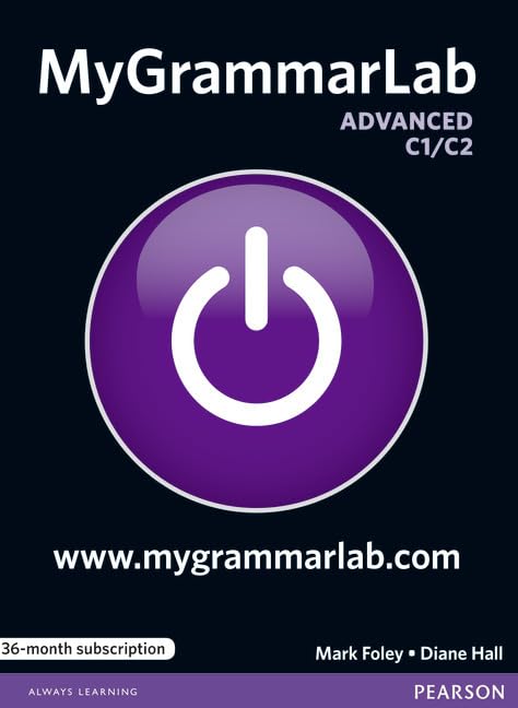 MyGrammarLab Advanced without Key/MyEnglishLab 36 months Pack (MyGrammarLab Global) book