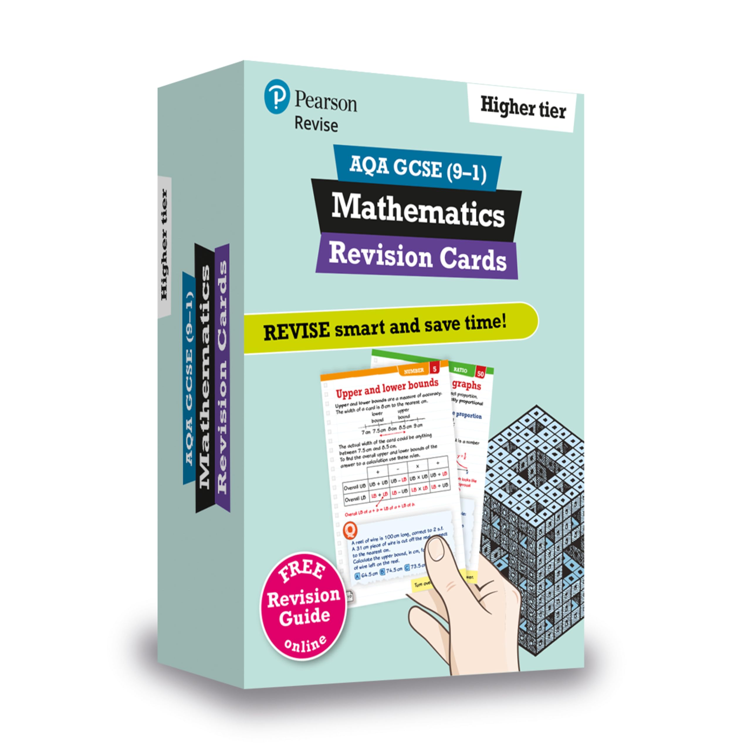 Pearson REVISE AQA GCSE Maths (Higher) Revision Cards - for 2026, 2027 exams book