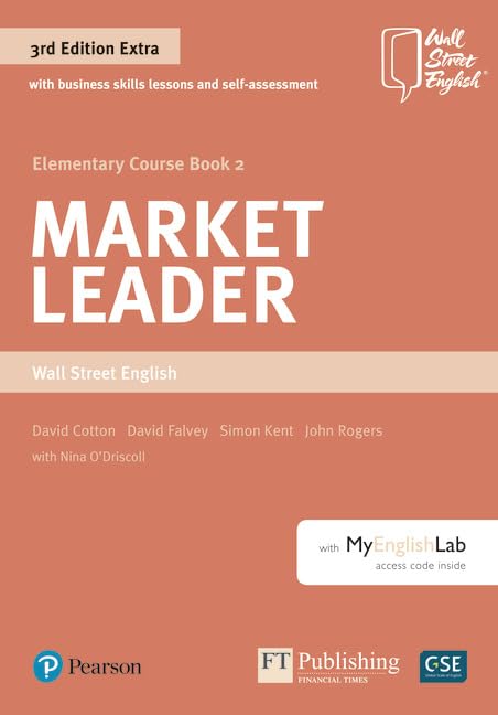 Market Leader 3rd Edition Extra For Wall Street English Elementary Flexi Coursebook 2 for DVD-ROM and MEL Pack Foreign Languages ​​& Dictionaries