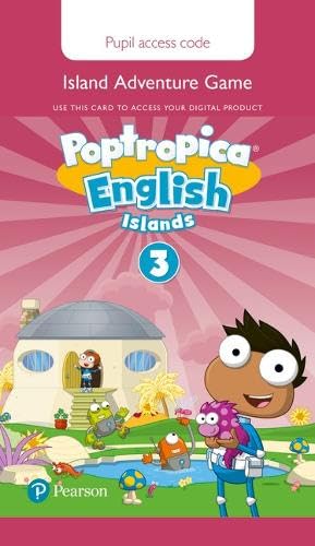 Poptropica English Islands Level 3 Pupil's Online Game Access Card for pack Foreign Languages ​​& Dictionaries
