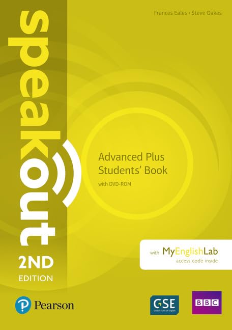 Speakout Advanced Plus 2nd Edition Student's Book for DVD-ROM and MyEnglishLab Pack Foreign Languages ​​& Dictionaries