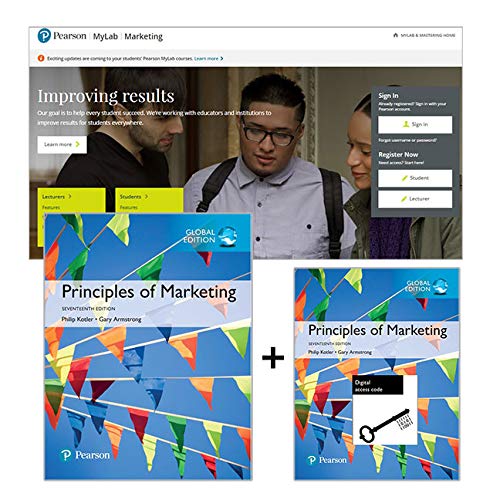 Access Card -- Pearson MyLab Marketing with Pearson eText for Principles of Marketing, Global Edition Business, Finance & Career