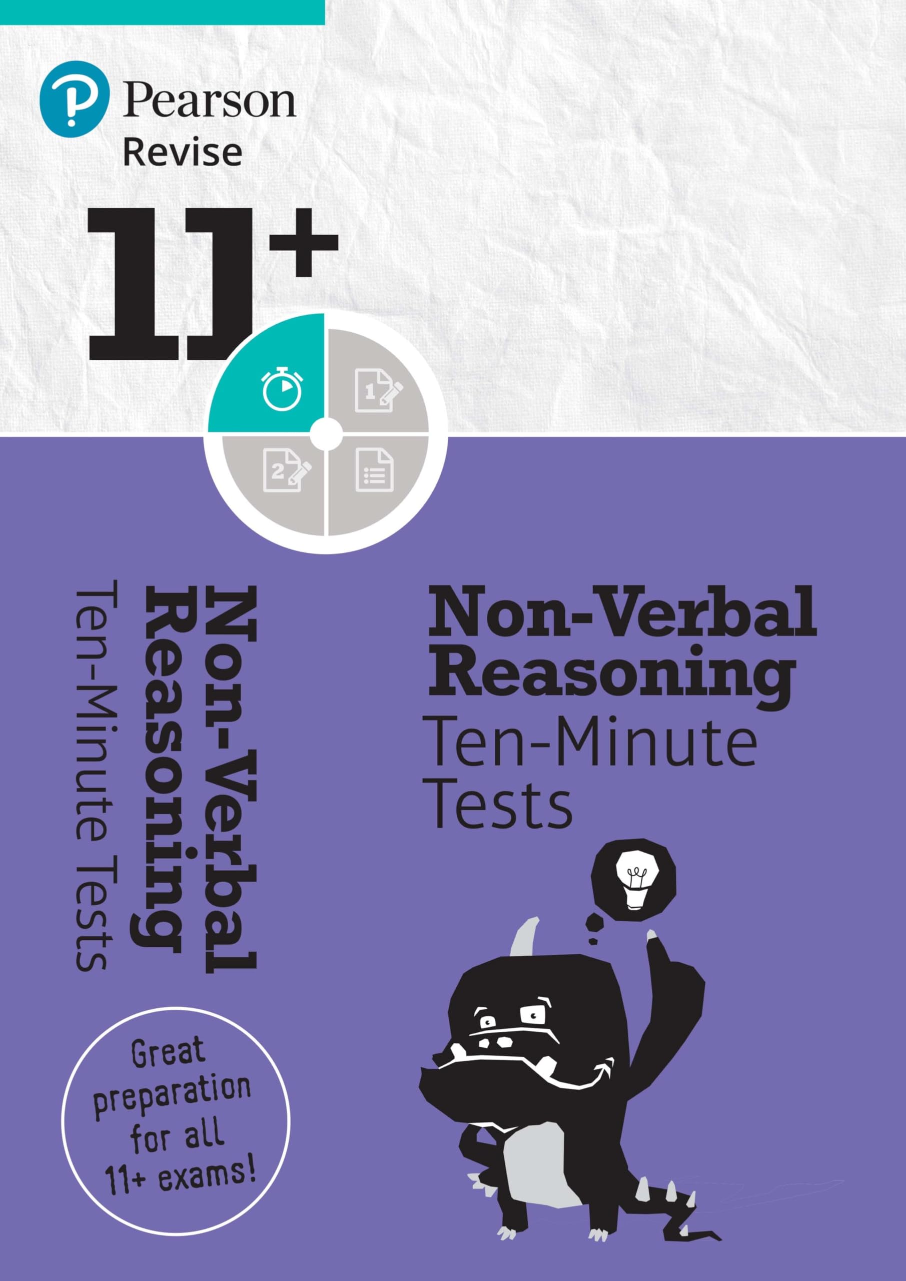 Pearson REVISE 11+ Non-Verbal Reasoning Ten-Minute Tests - for the 2024 and 2025 exams: Ten-Minute Tests: Ages 8 - 10+ Years Study Guides