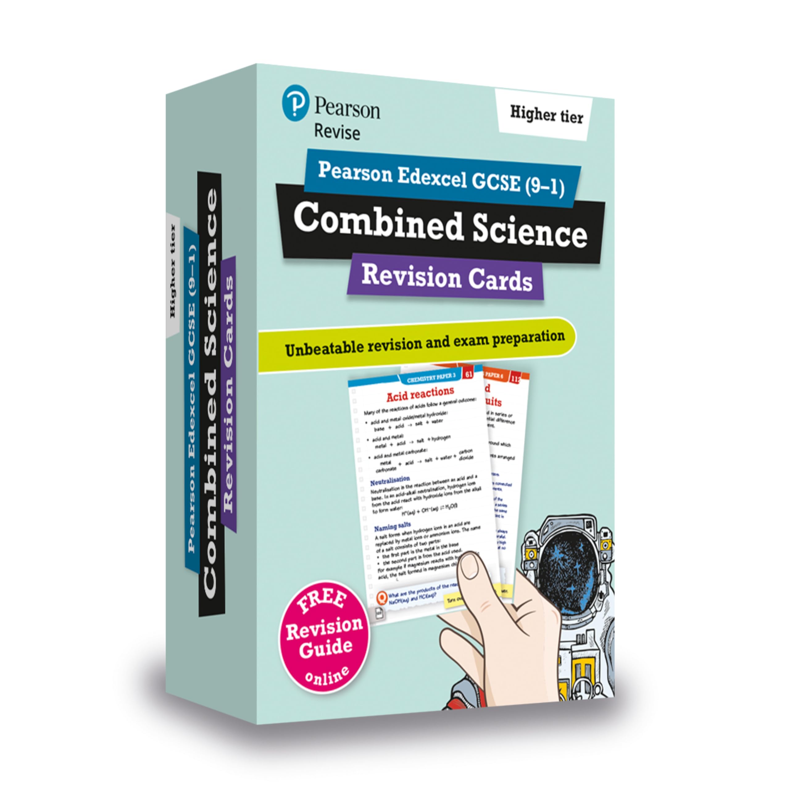 Pearson REVISE Edexcel GCSE Combined Science (Higher) Revision Cards - for 2026, 2027 exams book