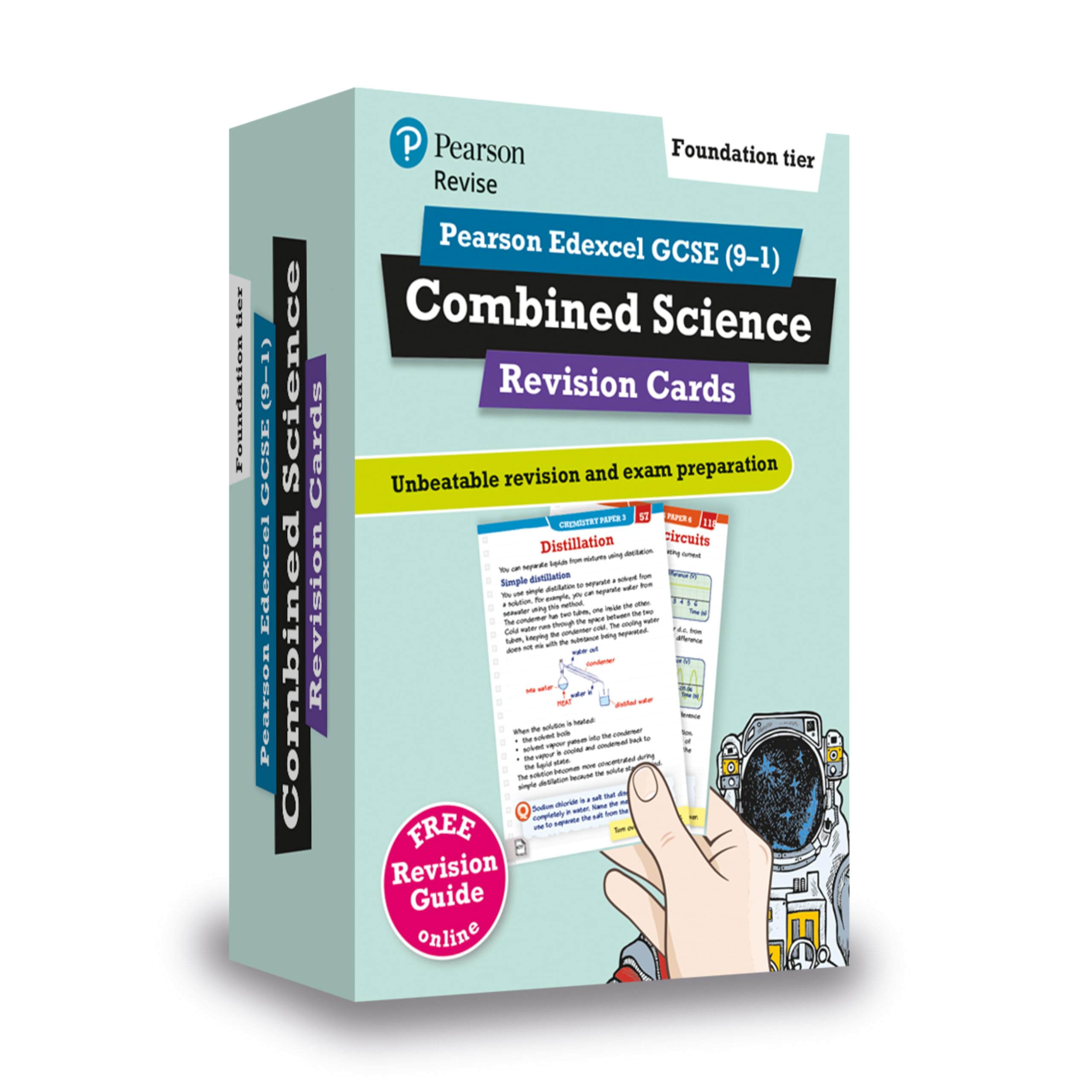 Pearson REVISE Edexcel GCSE Combined Science (Foundation) Revision Cards - for 2026, 2027 exams book