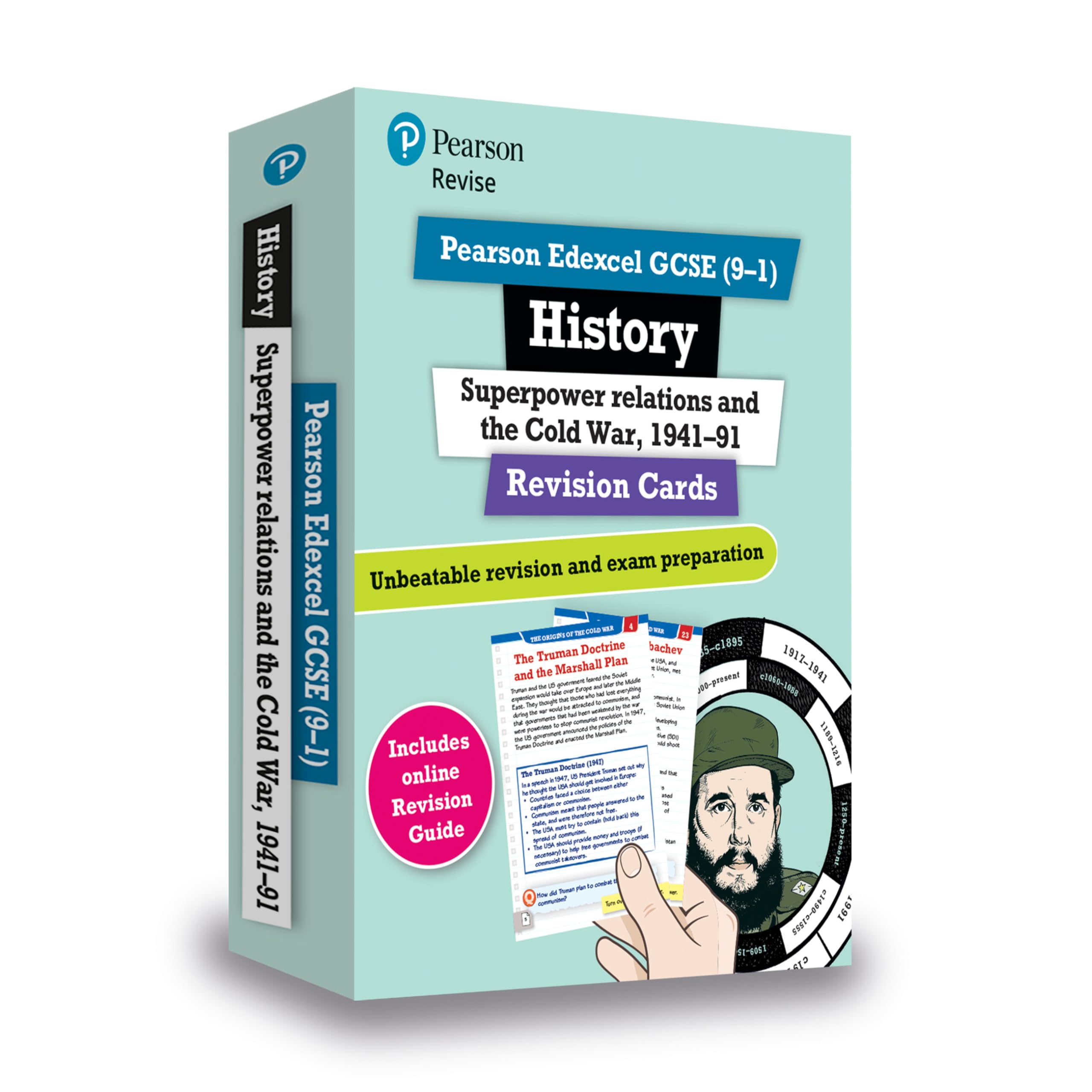 Pearson REVISE Edexcel GCSE History Superpower Relations and the Cold War Revision Cards book