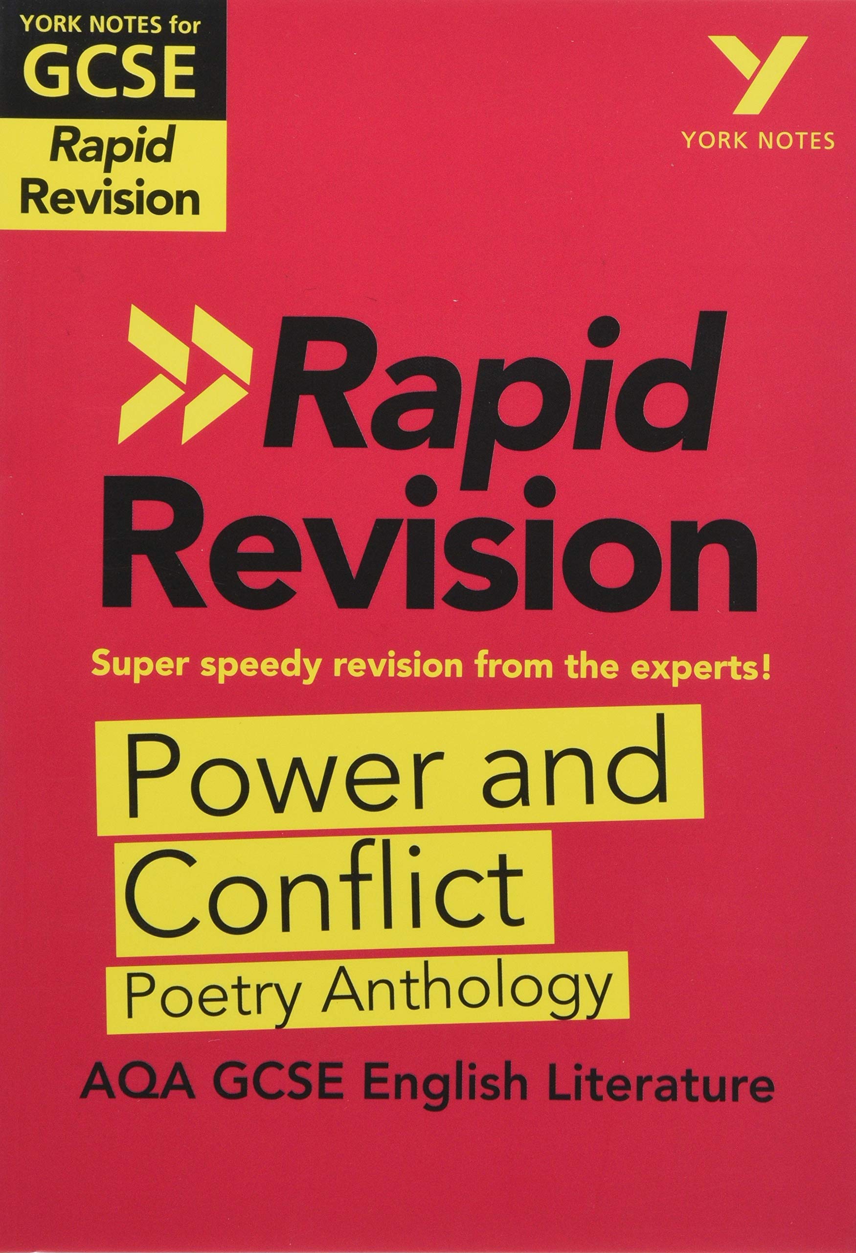York Notes for AQA GCSE (9-1) Rapid Revision: Power and Conflict AQA Poetry Anthology: Study Guide (York Notes - Rapid) Books
