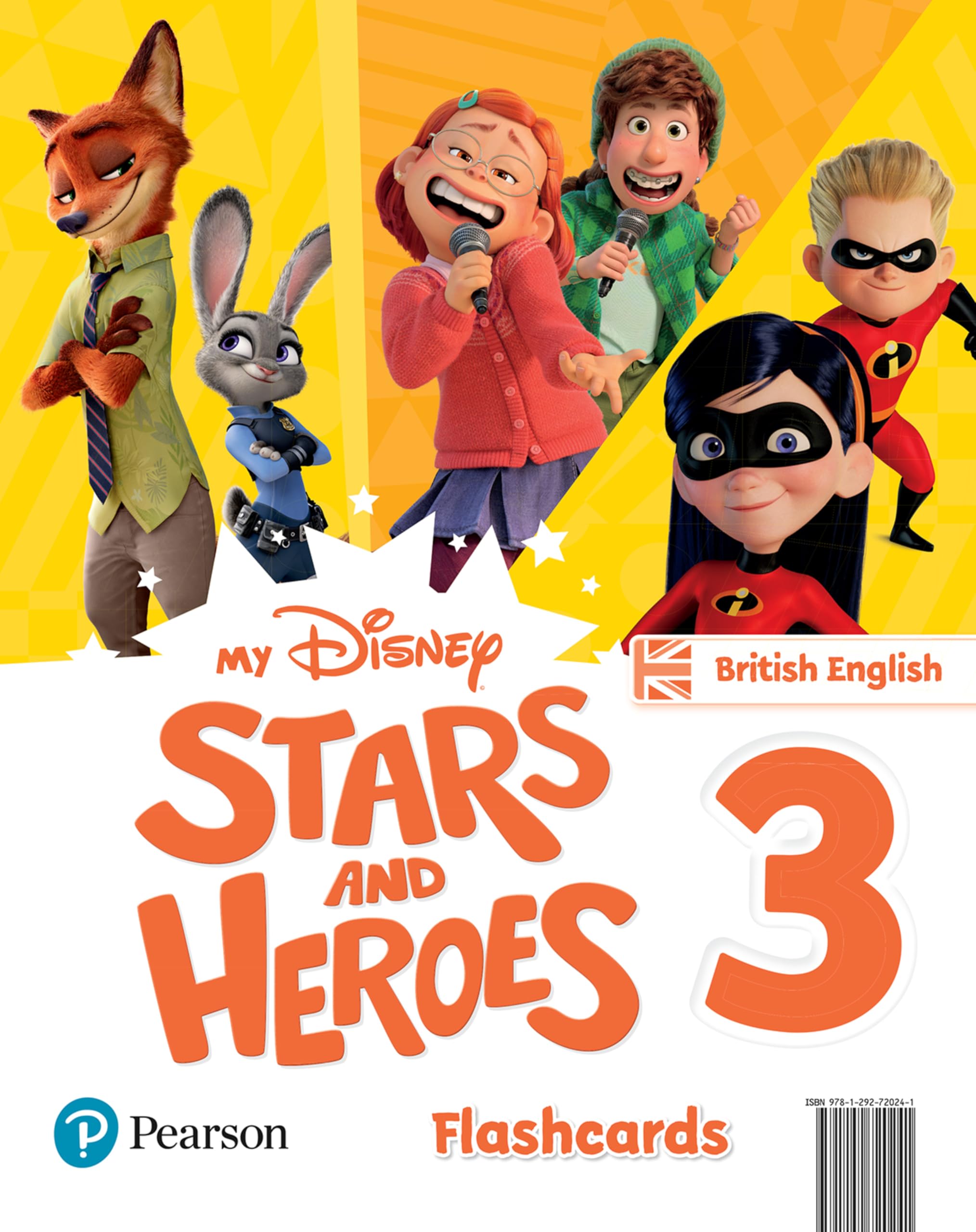 My Disney Stars and Heroes British Edition Level 3 Flashcards (Friends and Heroes) Foreign Languages ​​& Dictionaries