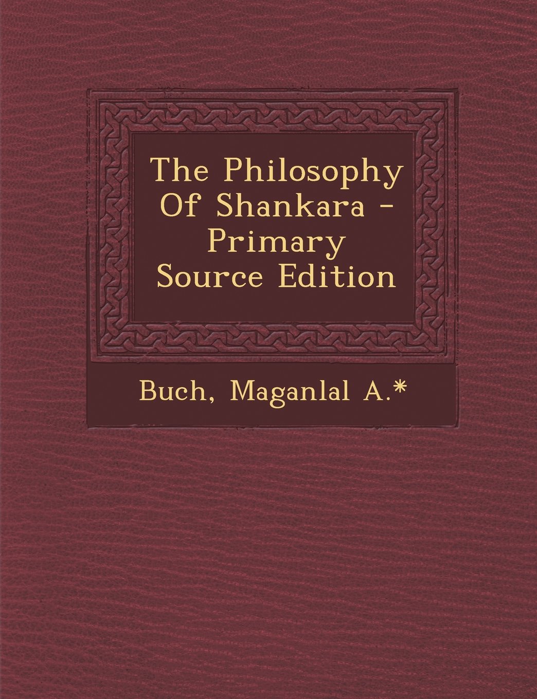 The Philosophy of Shankara book