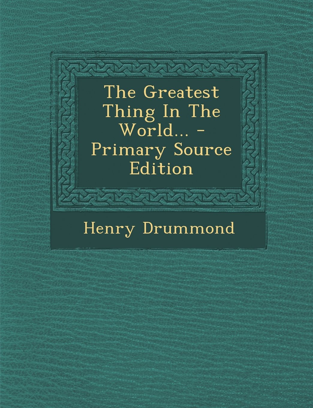 The Greatest Thing In The World... Politics & History