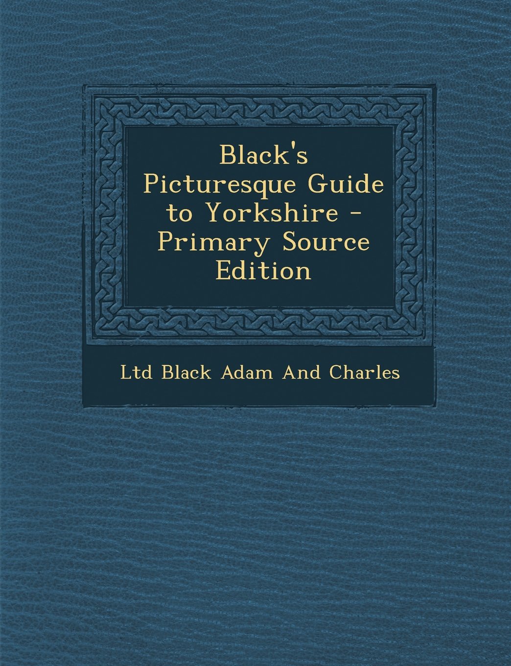 Black's Picturesque Guide to Yorkshire - Primary Source Edition Politics & History