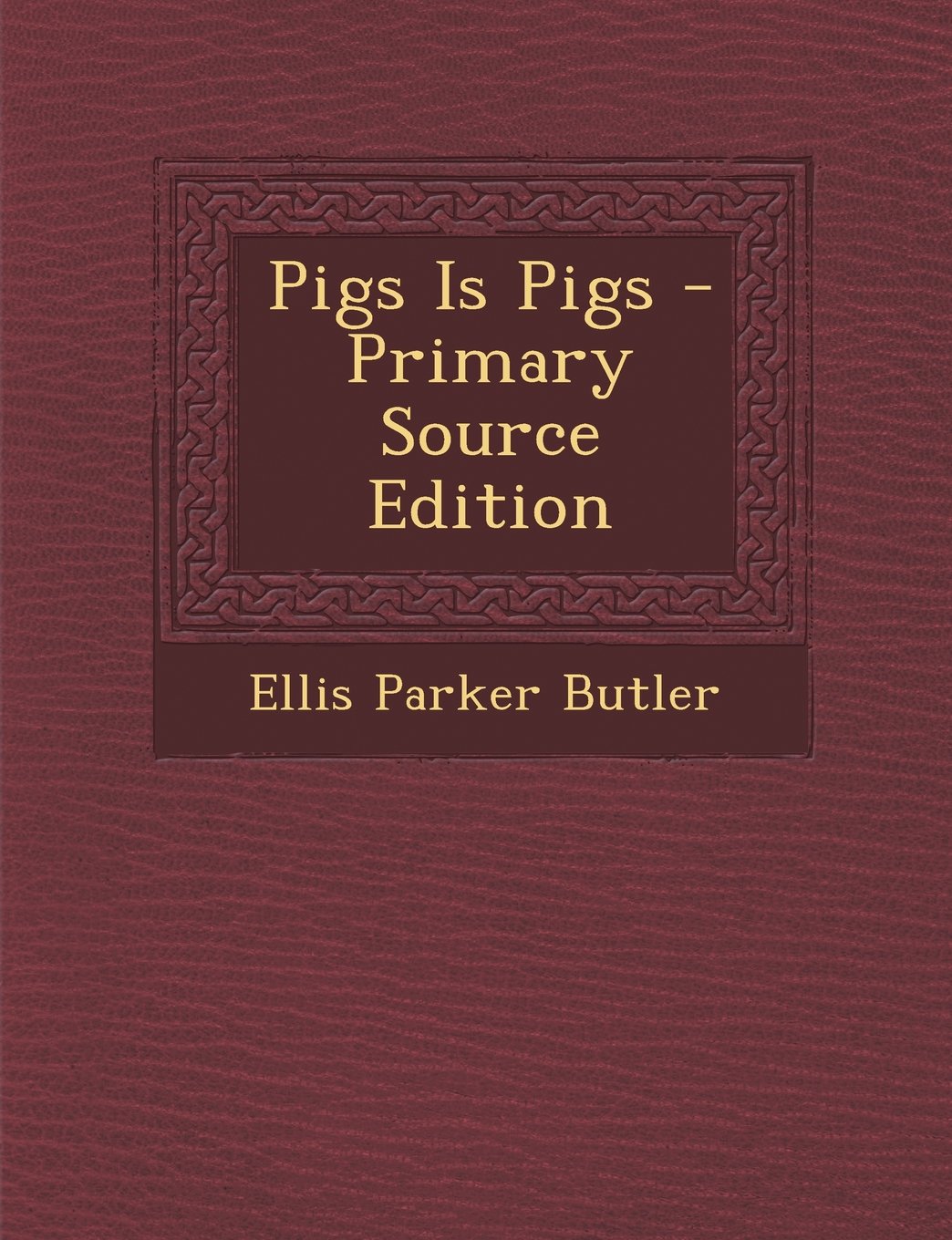 Pigs Is Pigs Contemporary literature