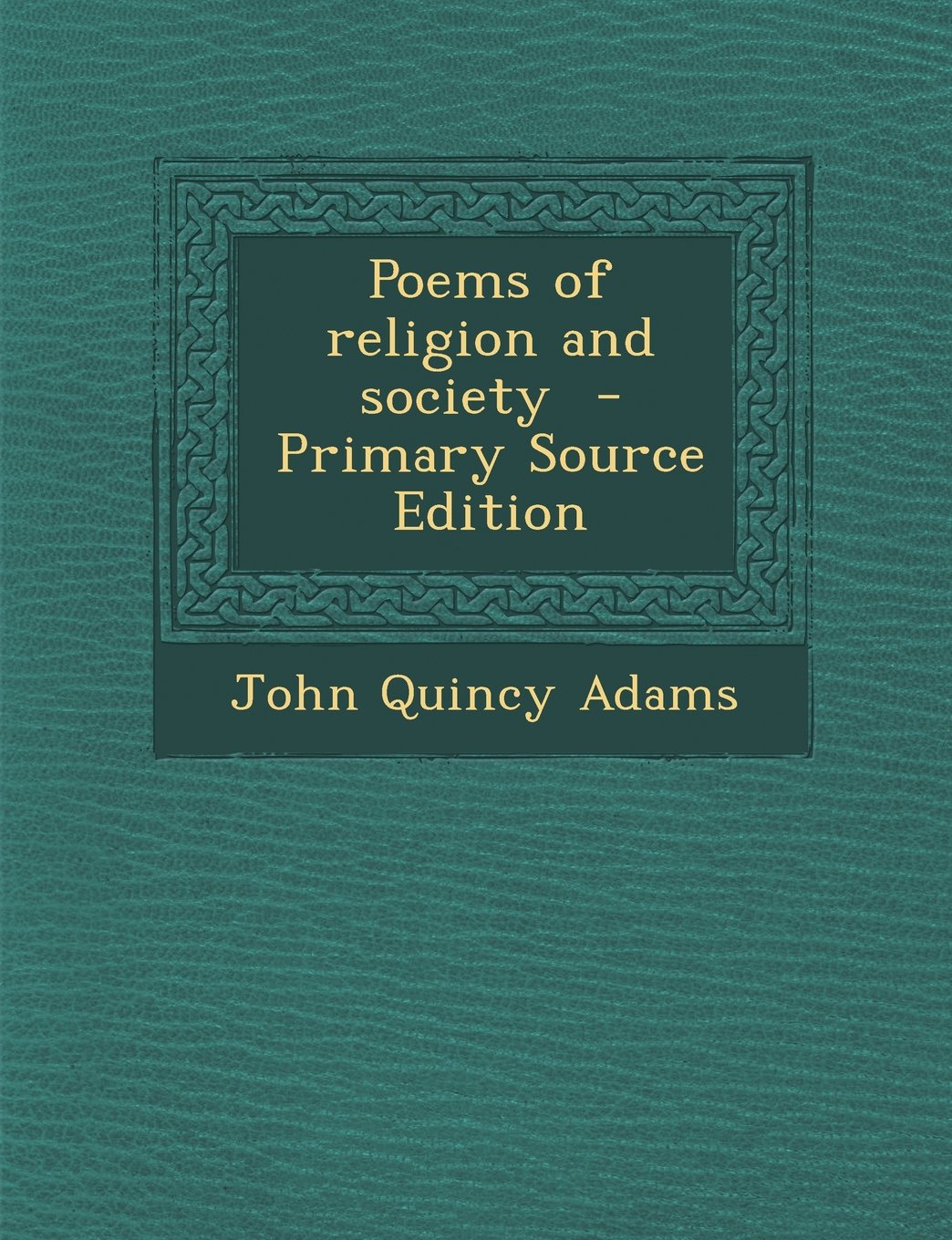 Poems of religion and society Politics & History