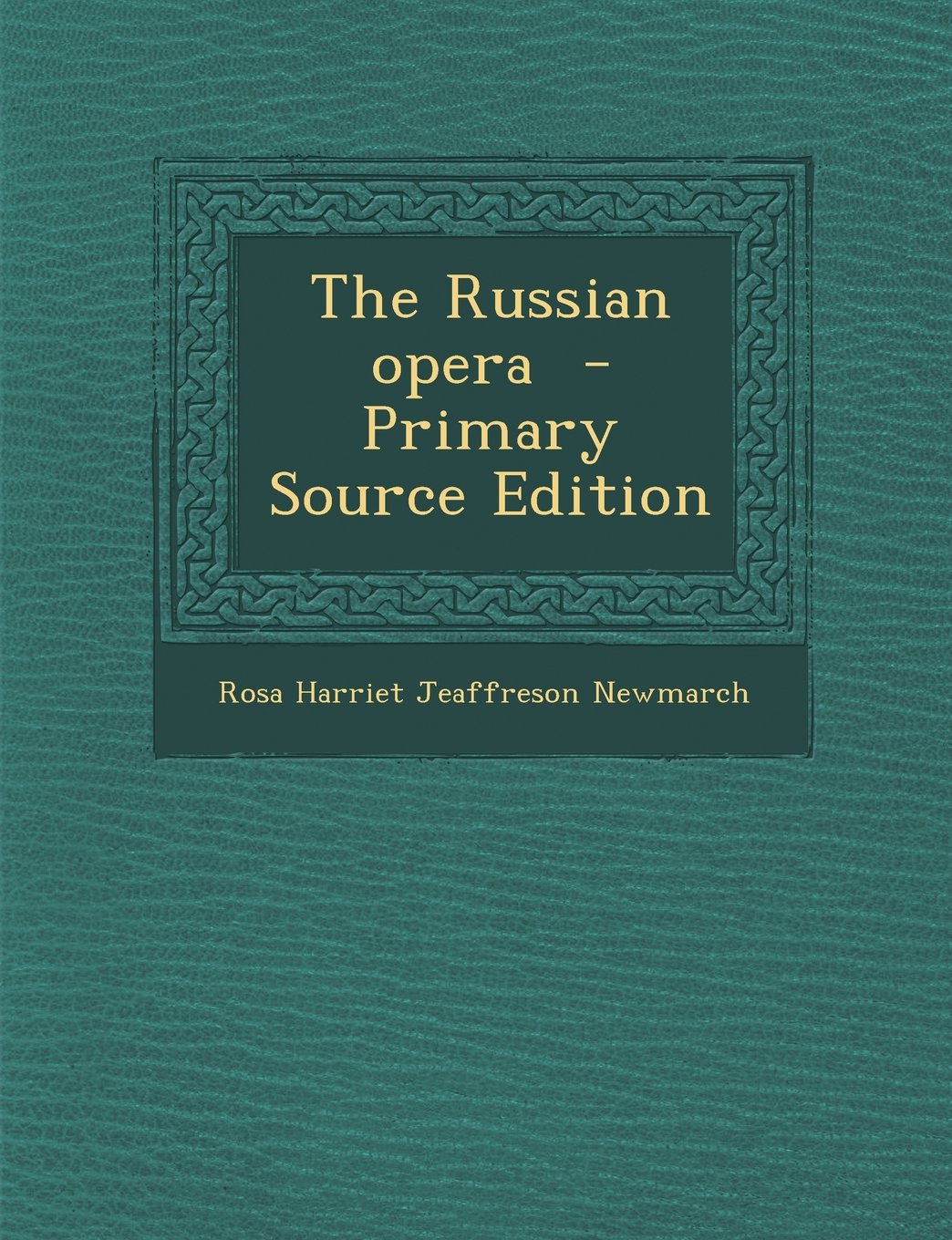 The Russian opera Politics & History