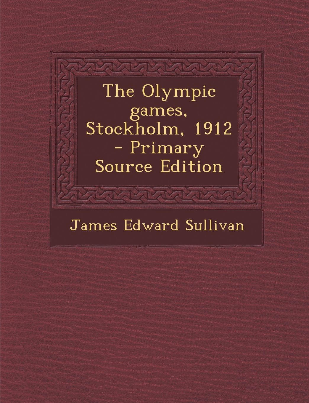 The Olympic games, Stockholm, 1912 Politics & History