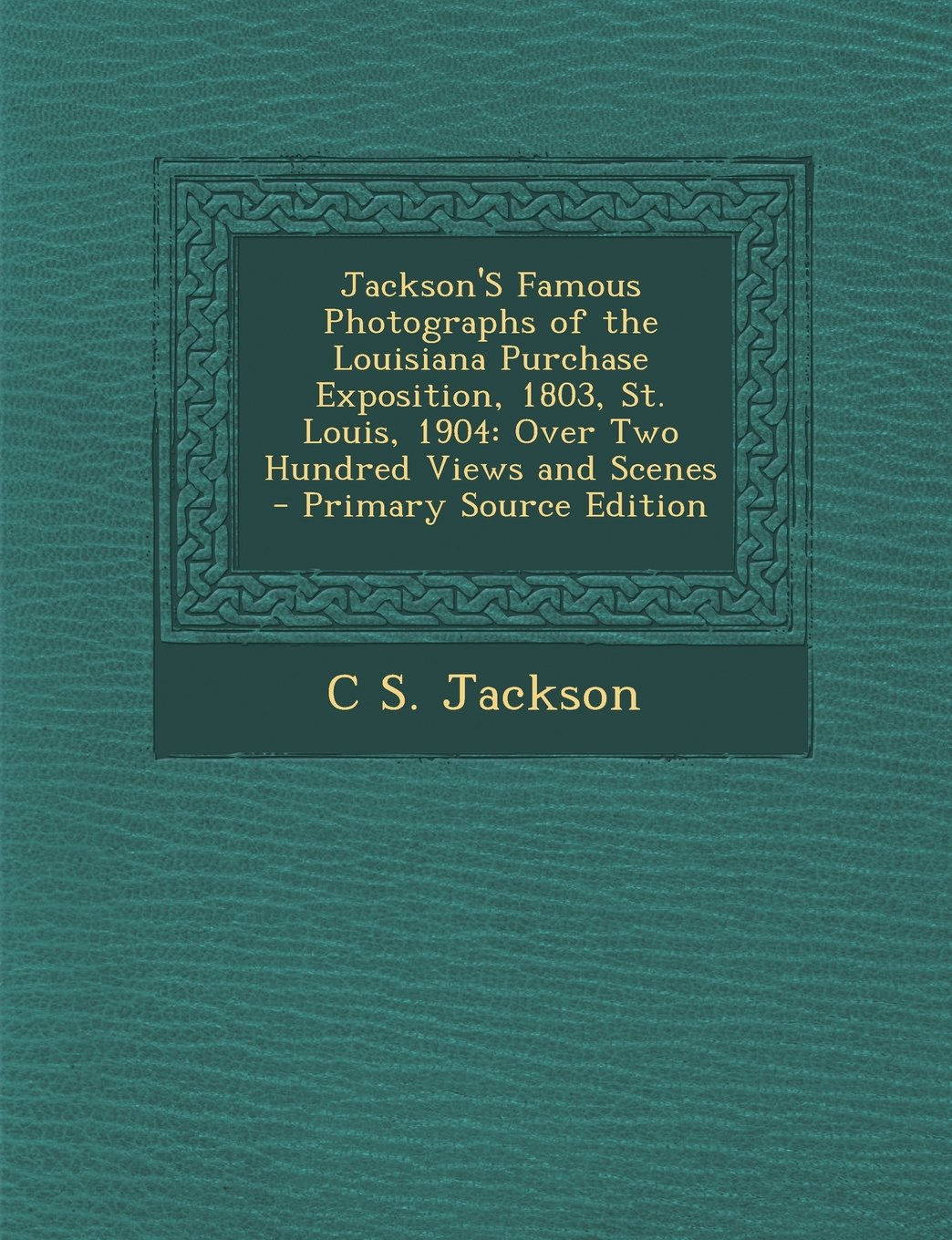 Jackson'S Famous Photographs of the Louisiana Purchase Exposition, 1803, St. Louis, 1904: Over Two Hundred Views and Scenes Politics & History