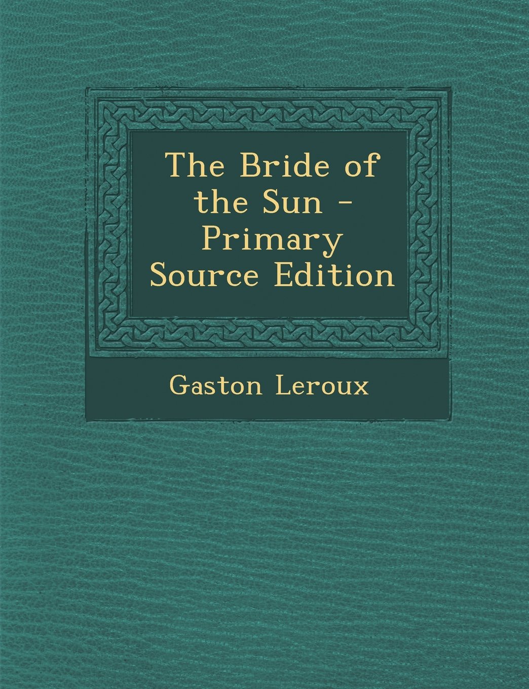 The Bride of the Sun Contemporary literature