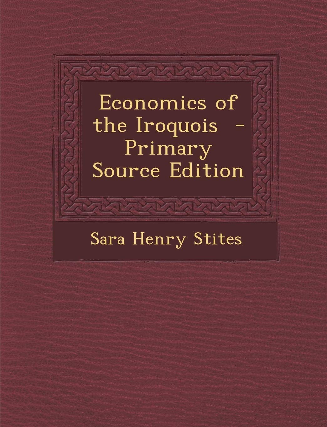 Economics of the Iroquois Social Sciences