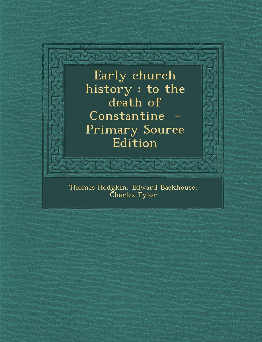 Early church history: to the death of Constantine Politics & History