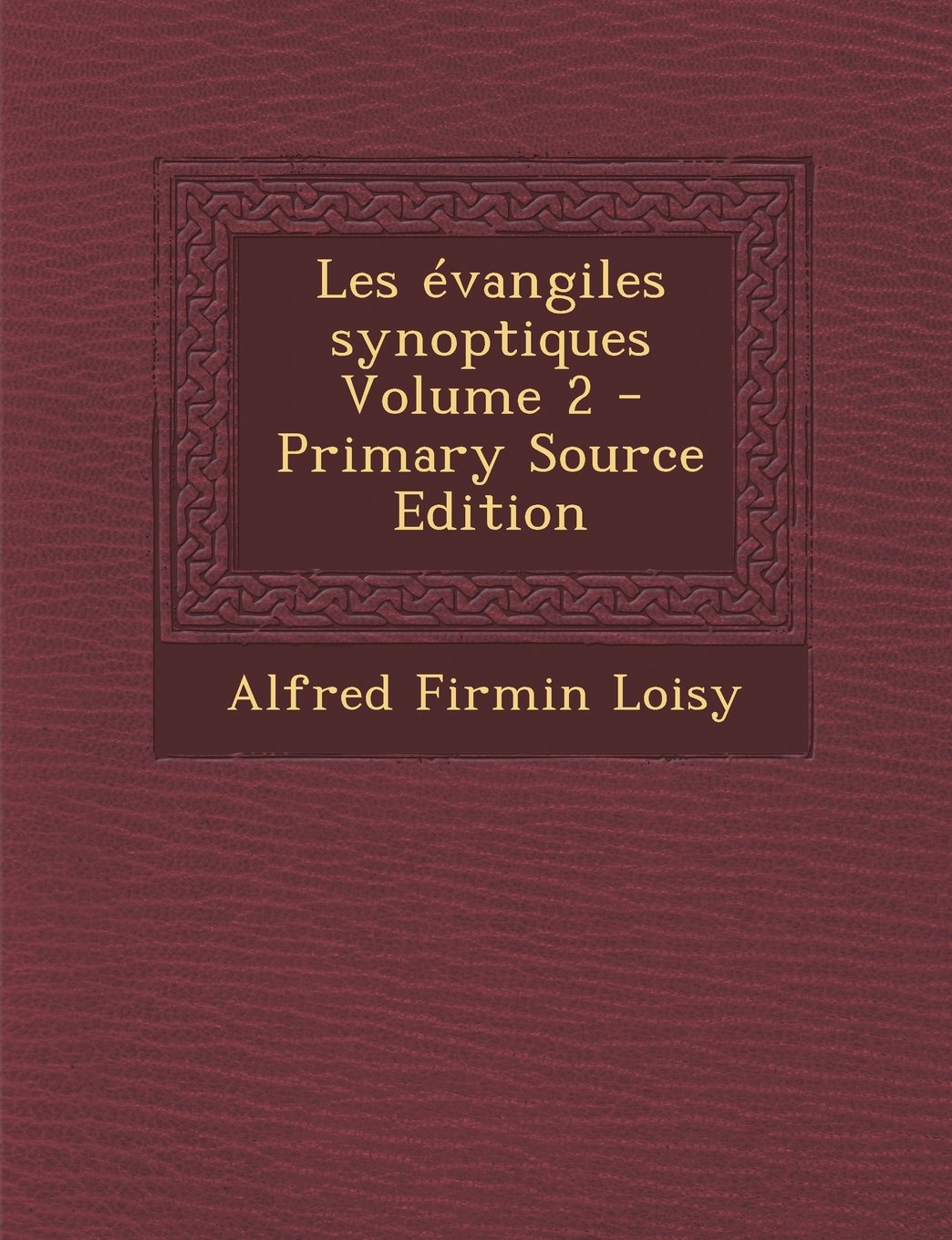 Les Evangiles Synoptiques, Volume 2 Politics & History