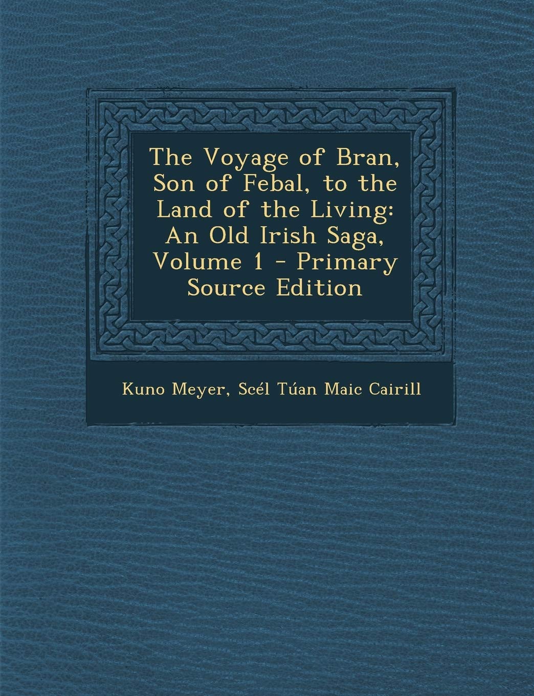 The Voyage of Bran, Son of Febal, to the Land of the Living: An Old Irish Saga, Volume 1 Books
