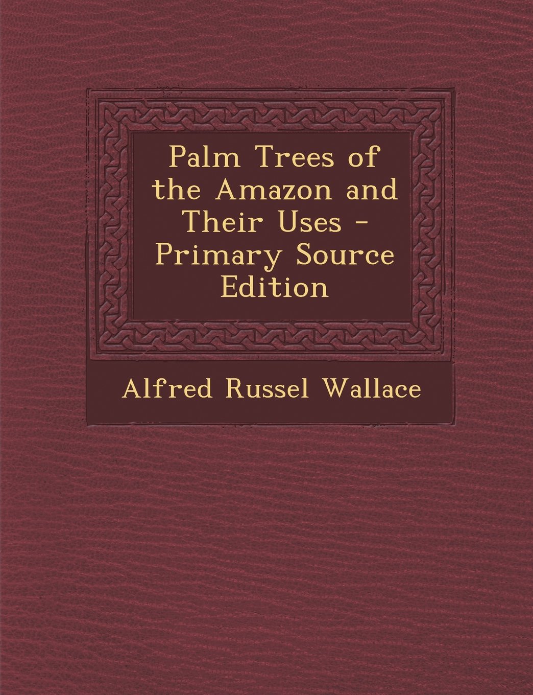 Palm Trees of the Amazon and Their Uses - Primary Source Edition Law