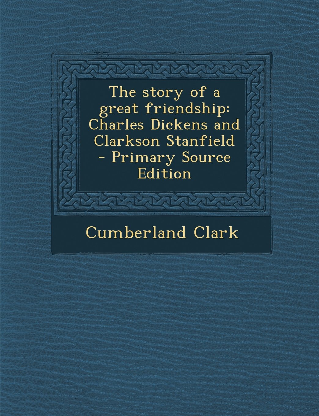 The story of a great friendship: Charles Dickens and Clarkson Stanfield Politics & History