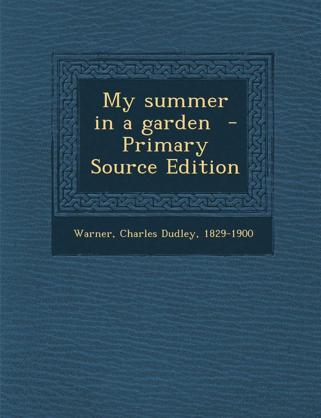 My summer in a garden Politics & History