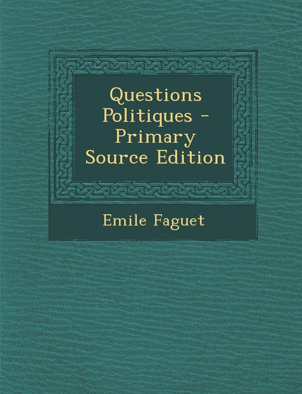Questions Politiques Politics & History