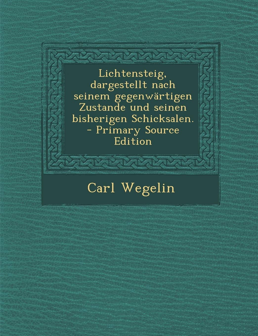 Lichtensteig, Dargestellt Nach Seinem Gegenwartigen Zustande Und Seinen Bisherigen Schicksalen. Politics & History