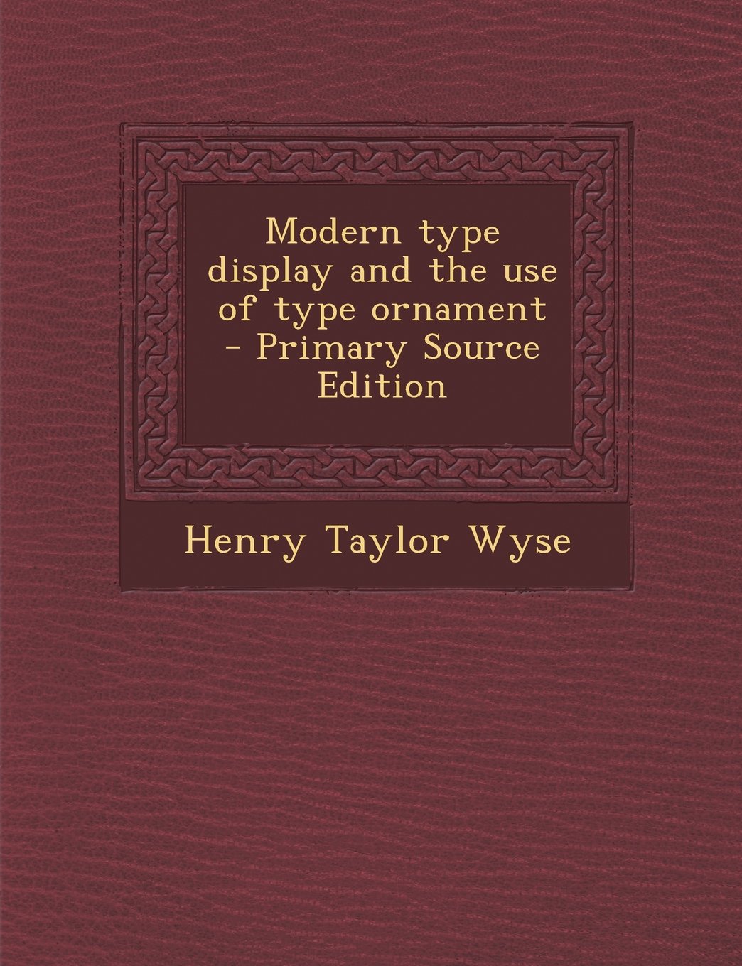 Modern Type Display and the Use of Type Ornament Politics & History