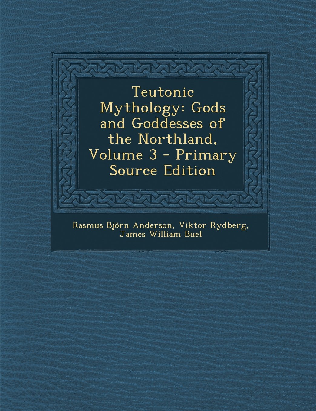 Teutonic Mythology: Gods and Goddesses of the Northland, Volume 3 Contemporary literature