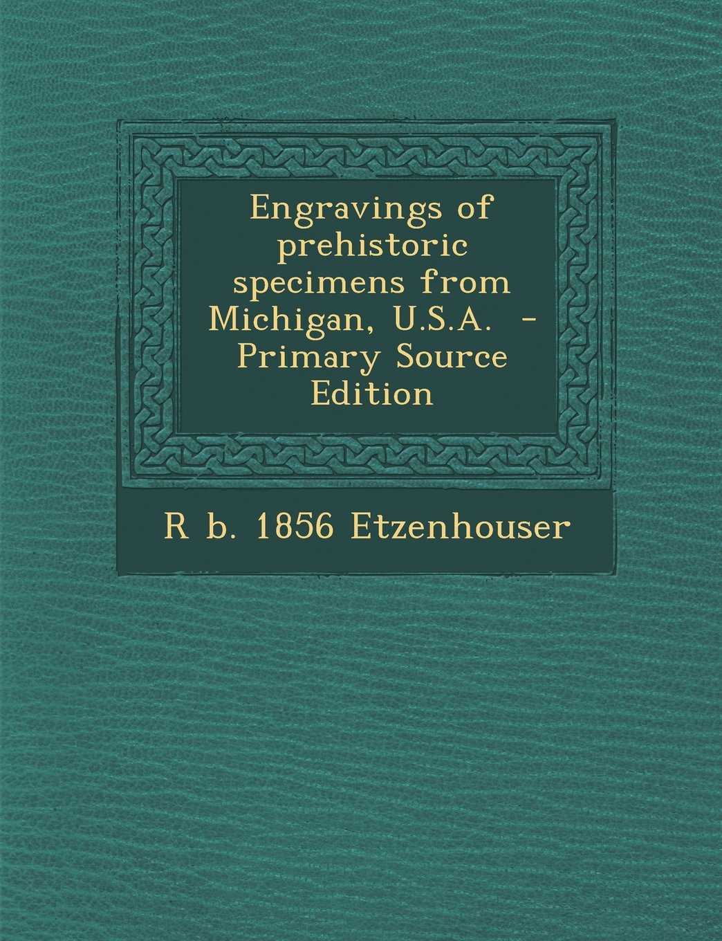 Engravings of prehistoric specimens from Michigan, U.S.A. Politics & History