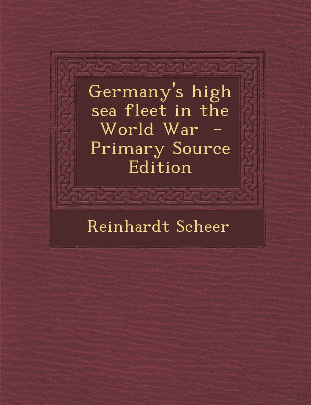 Germany's high sea fleet in the World War - Primary Source Edition Politics & History