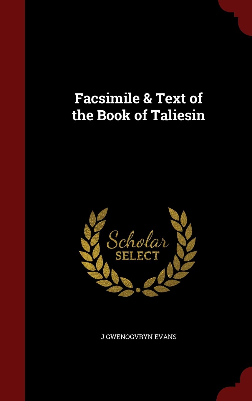 Facsimile & Text of the Book of Taliesin Foreign Languages ​​& Dictionaries