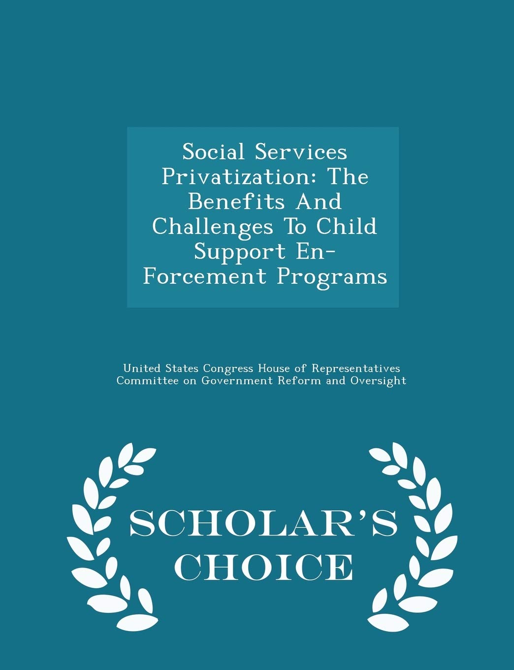 Social Services Privatization: The Benefits and Challenges to Child Support En- Forcement Programs - Scholar's Choice Edition Politics & History