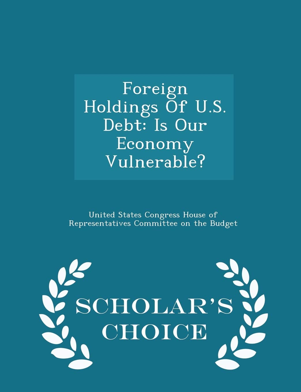 Foreign Holdings of U.S. Debt: Is Our Economy Vulnerable? - Scholar's Choice Edition Politics & History