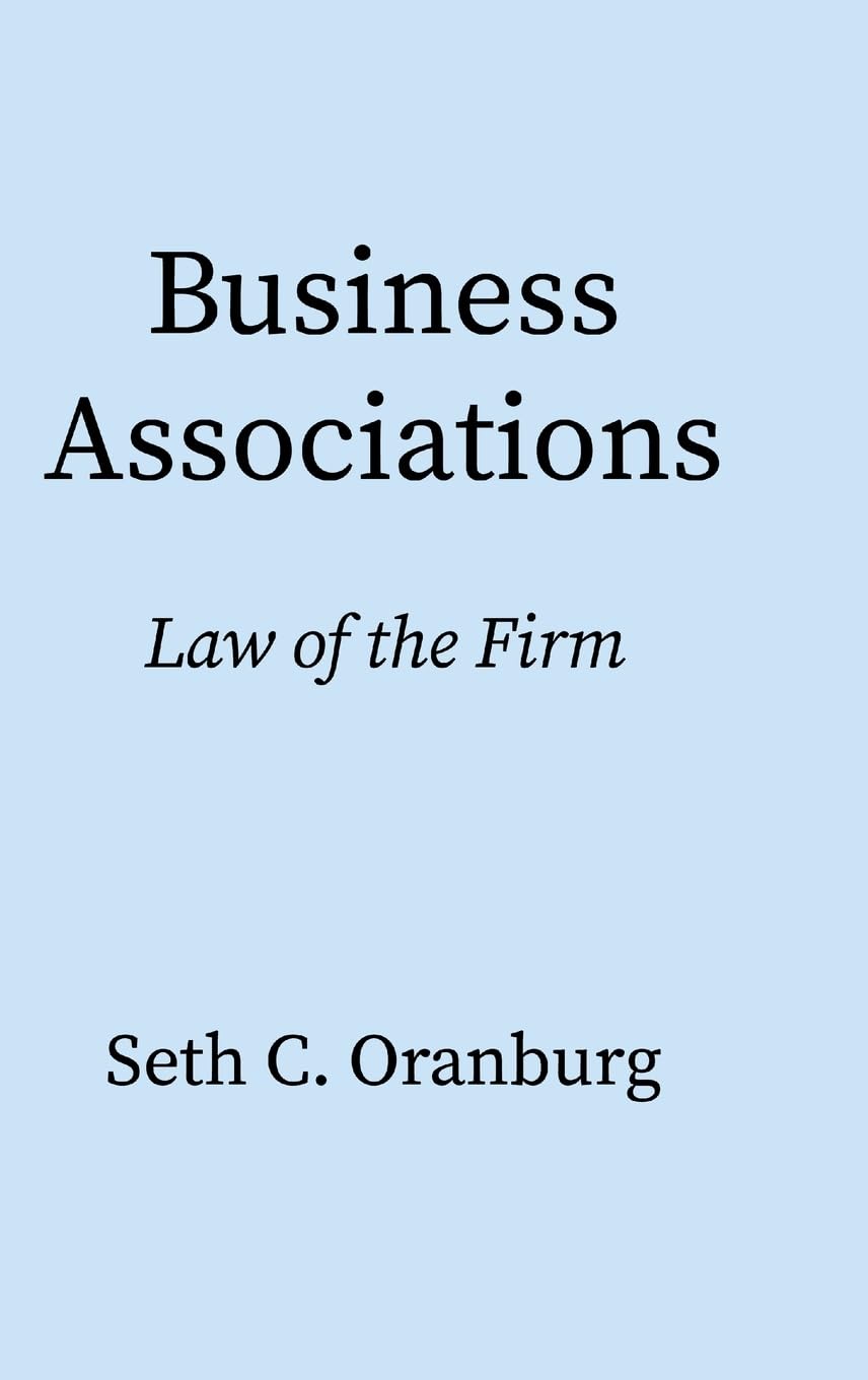 Business Associations Law