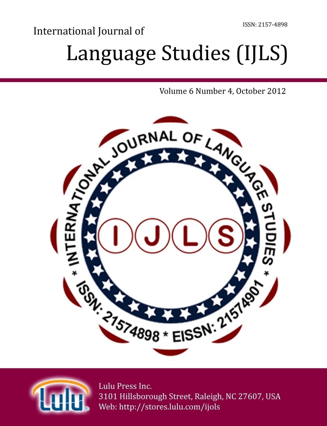 International Journal of Language Studies (IJLS) – volume 6(4) Learning & Reference