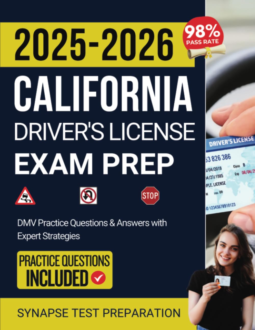 2025-2026 California Driver's License Exam Prep: DMV Practice Questions & Answers with Expert Strategies Books