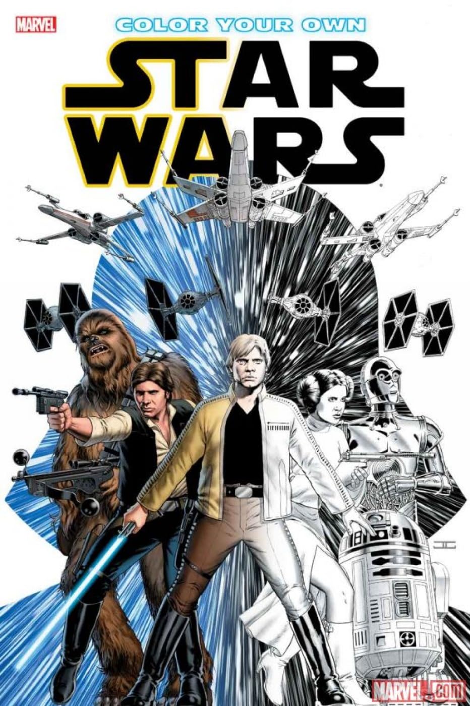Color Your Own Star Wars Manga