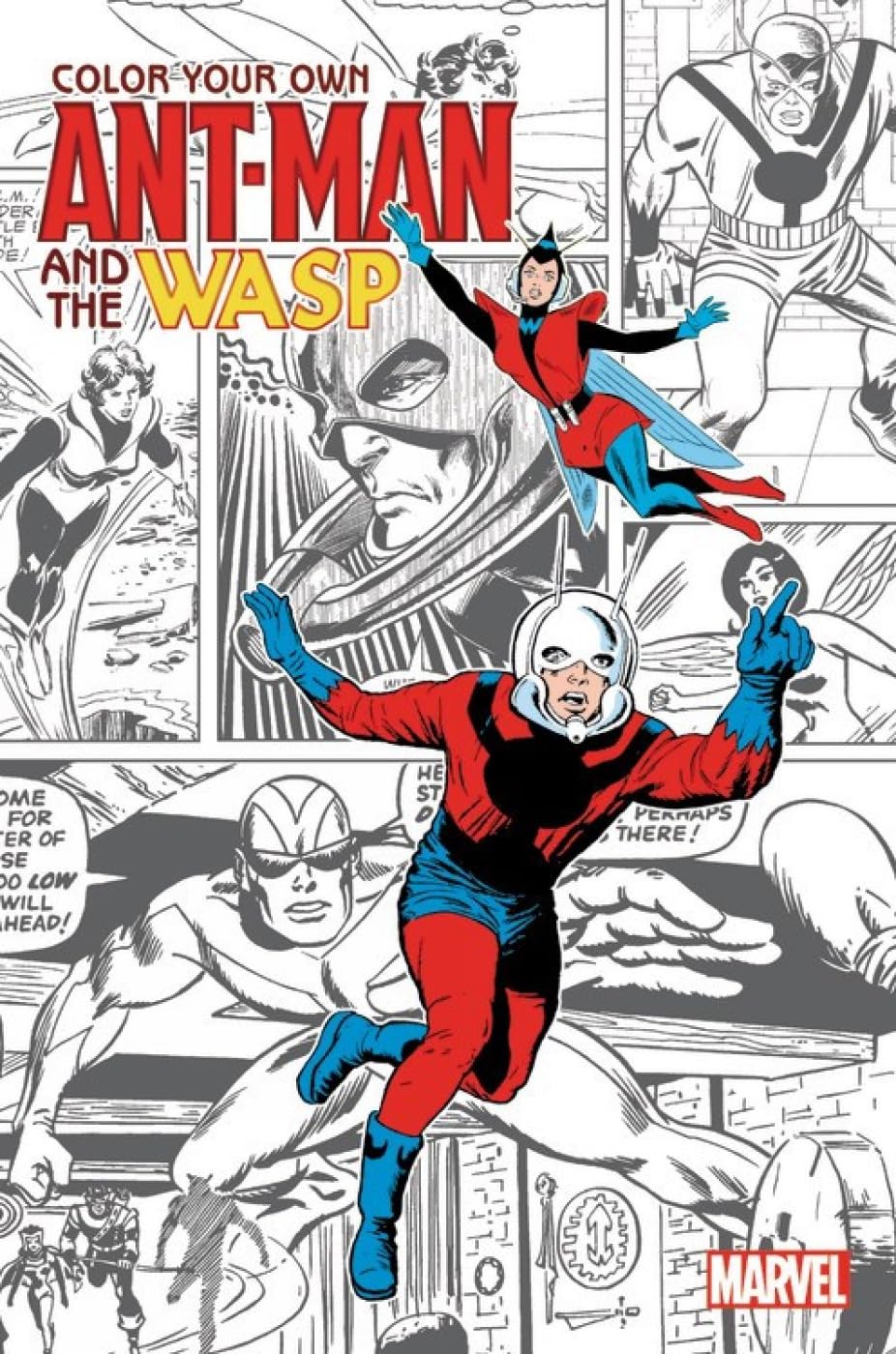 Color Your Own Ant-man And The Wasp Manga